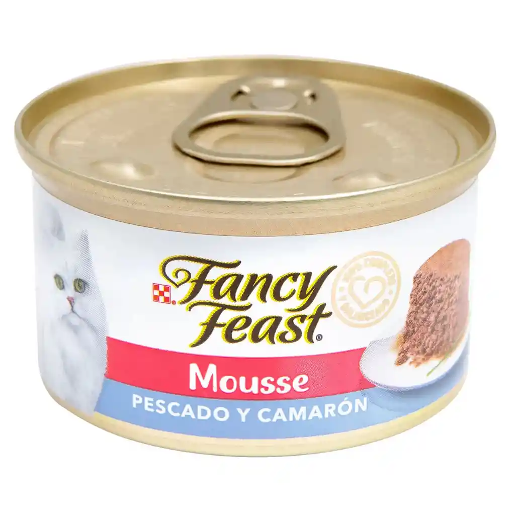 Fancy Feast Alimento Para Gatos Mousse De Pescado Y Camarón