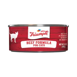 Lata Triumph Gato Beef X 156gr (carne)