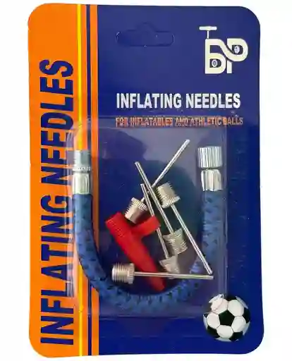 Set Inflador Agujas, Manguera, Adaptadores X7 Piezas Bp815