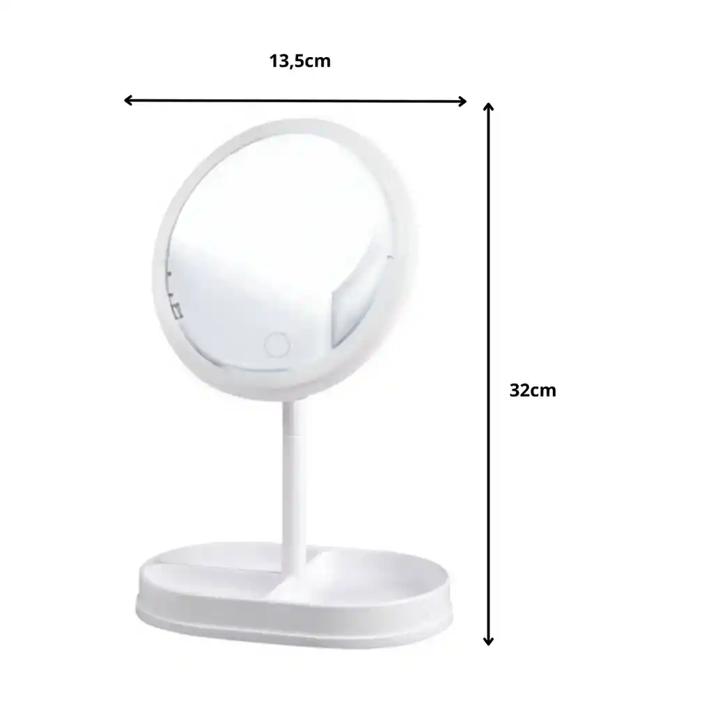 Espejo De Maquillaje Con Luz Led Tocador