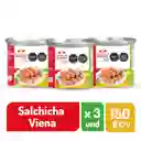 Salchicha Mercacentro Viena 3 X 150 G