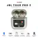 Audífonos Tour Pro 2 Jbl Harman Con Pantalla Táctil Cancelación De Ruido Replic Dorado