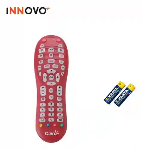 Control Remoto Compatible Con Tv Decodificador Claro Hogar Con Baterías Innovo