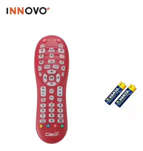 Control Remoto Compatible Con Tv Decodificador Claro Hogar Con Baterías Innovo