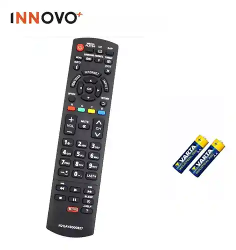 Control Remoto Compatible Con Panasonic Smart Tv Con Baterías Innovo Universal