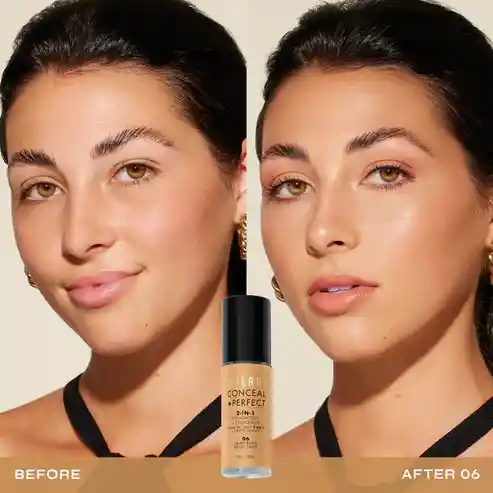 Base Milani Base Fluida Conceal + Perfect 2-in-1 Tono Sand Beige