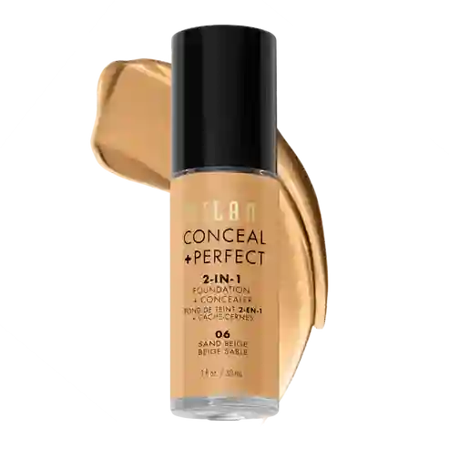 Base Milani Base Fluida Conceal + Perfect 2-in-1 Tono Sand Beige