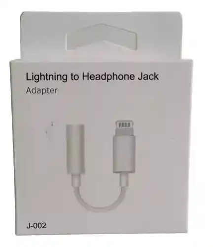 Adaptador Compatible Lightning Convertidor Entrada Audífonos