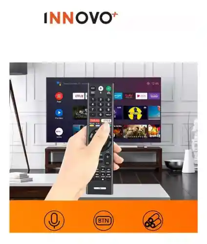 Control Remoto Compatible Con Sony Smart Tv Boton Netflix Prime Con Baterías Innovo