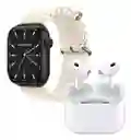 Reloj Smart Watch Beige V11 Classic Sport Suit 7 Pulsos Con Audífono Innovo Tech