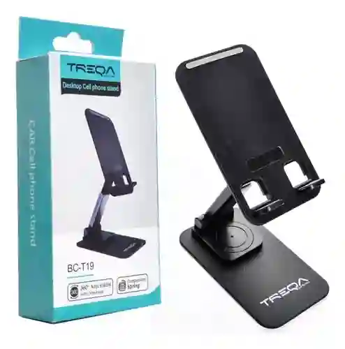 Soporte De Celular Antideslizante Plegable Universal Negro