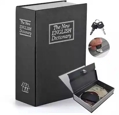 Caja Fuerte Forma Libro Camuflado Pequeño