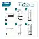Organizador Rack De Ropa Práctico Armable Innovo Home