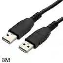 Cable Usb A Usb Macho Macho 3 Mts