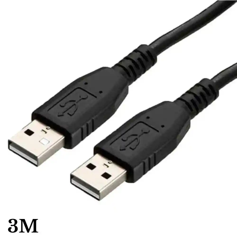 Cable Usb A Usb Macho Macho 3 Mts