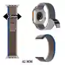 Manilla Correa De Tela Para Reloj Inteligente Smart Watch 42 Mm Gris