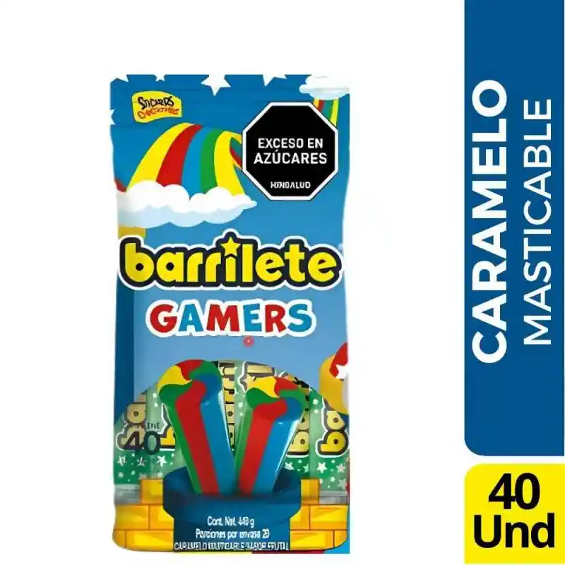 Caramelo Barrilete Gamers X40