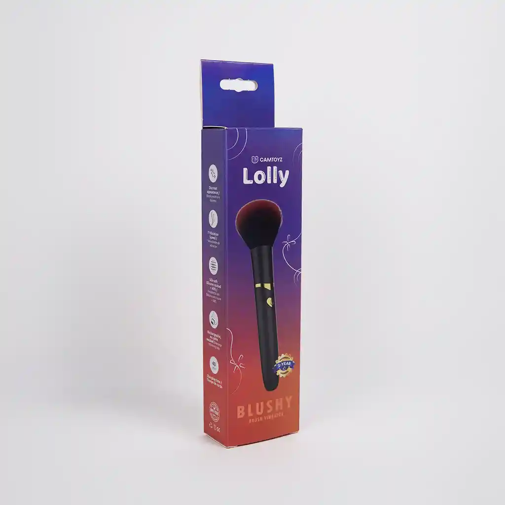 Blushy Brocha Vibrador Lolly Recargable Camtoyz