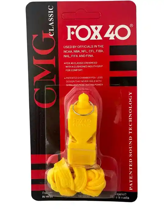 Silbato Pito Fox 40 Cmg Classic/ Amarillo