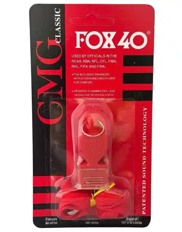 Silbato Pito Fox 40 Cmg Classic/ Rojo
