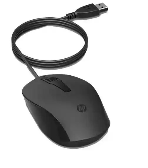 Mouse Hp Alambrico Usb 150 Negro 240j6aa#abm