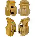 Chaleco Flotador Salvavidas Inflable Para Niños - C1505/ Amarillo