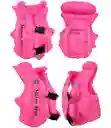 Chaleco Flotador Salvavidas Inflable Para Niños - C1505/rosado