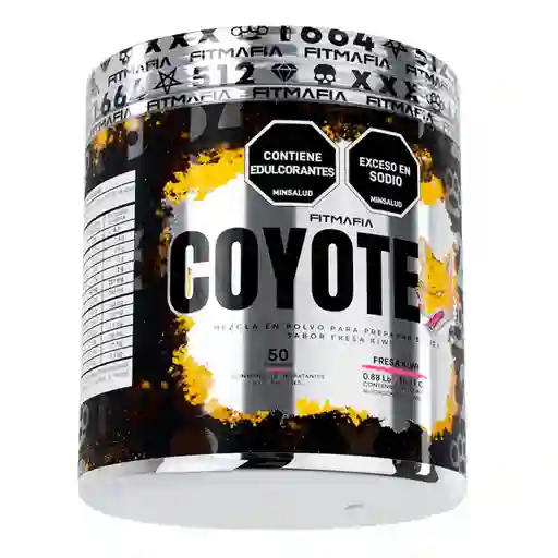 Coyote Bebida Hidratante 50 Servicios Fresa Kiwi Fitmafia