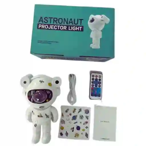 Proyector Astronauta Lampara Galaxia Estrellas Bluetooth
