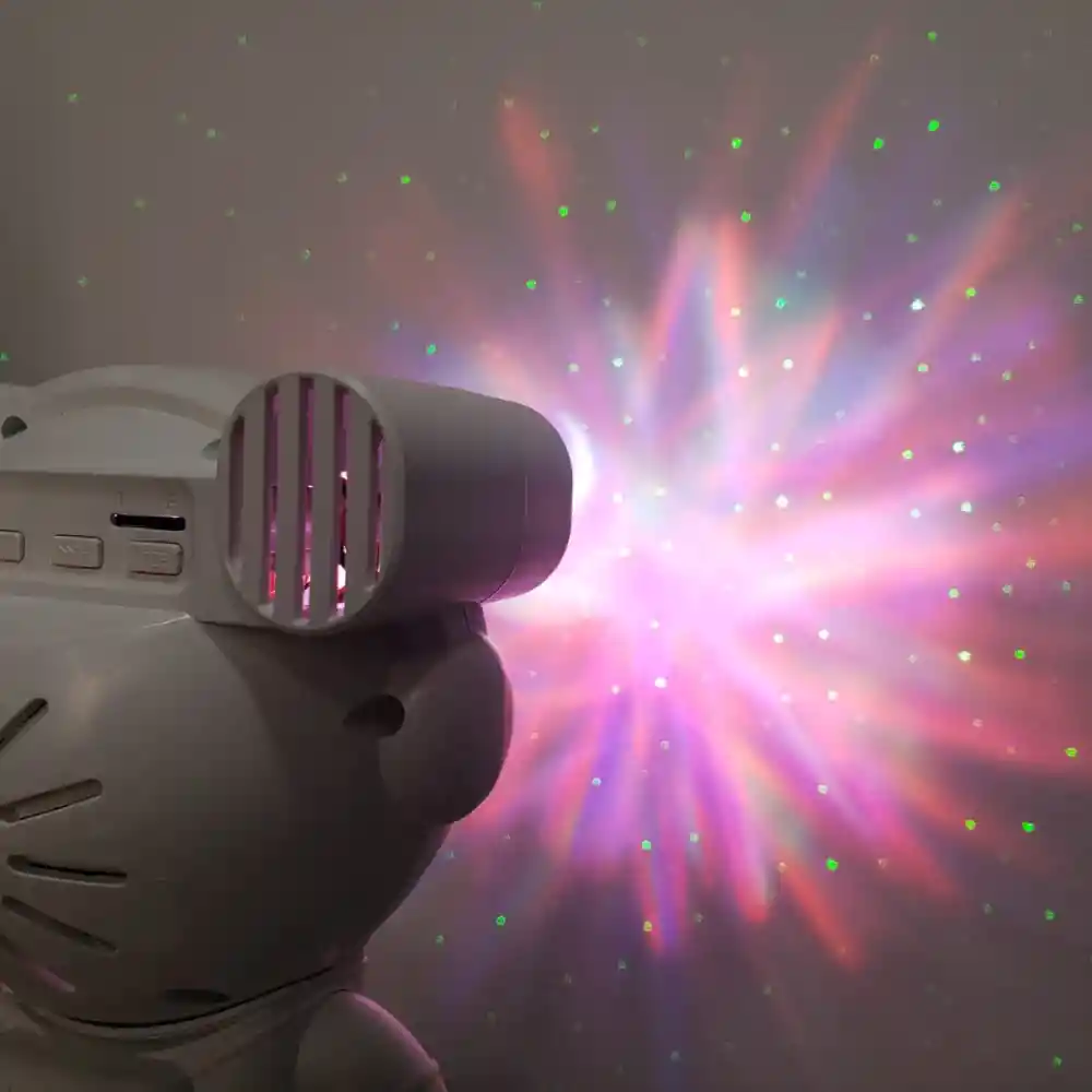 Proyector Astronauta Lampara Galaxia Estrellas Bluetooth
