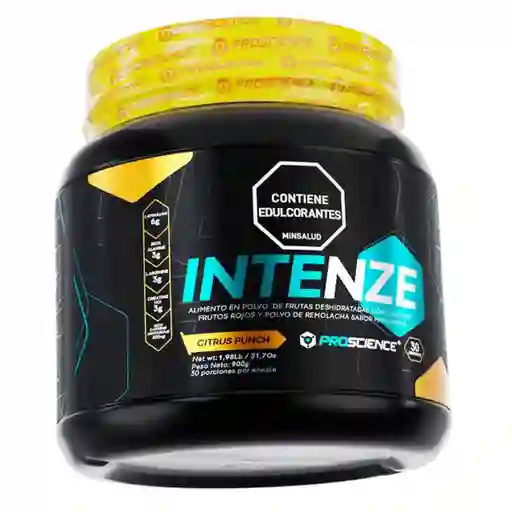 Intenze Pre Entreno Sabor Citrus Punch Proscience 900g