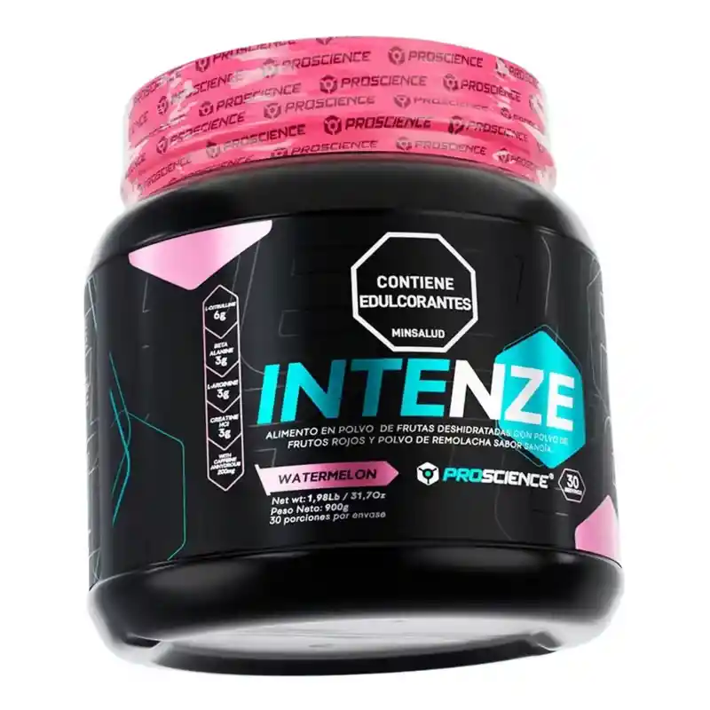 Intenze Pre Entreno Sabor Watermelon Proscience 900g