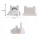 Organizador De Tapas De Ollas Forma Gato Plastico