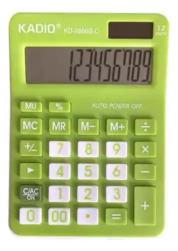 Calculadora Kadio 3866 B-c De Escritorio X1 Unidad