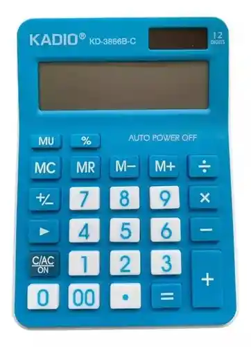 Calculadora Kadio 3866 B-c De Escritorio X1 Unidad
