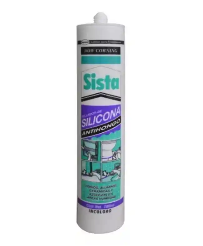 Silicona Antihongos Sista Transparente 280 G