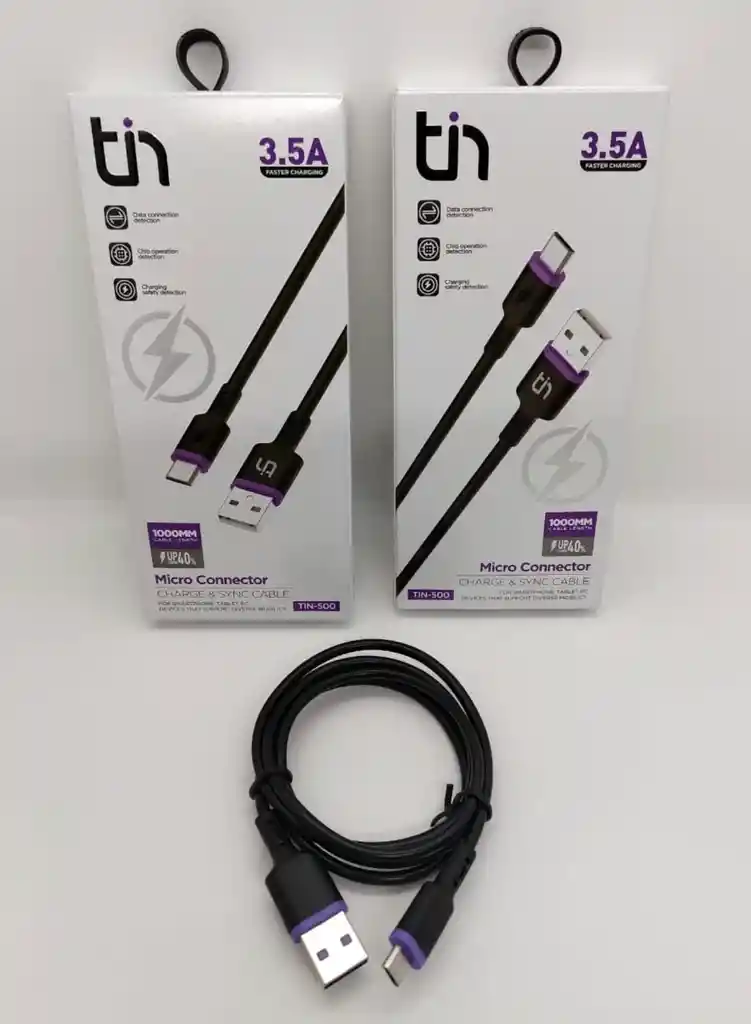 Cable Usb A V8 Tin-500