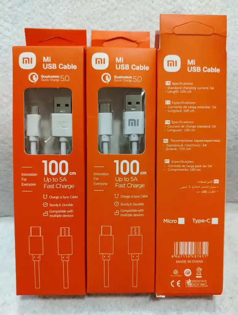 Cable Usb A V8 Xiaomi