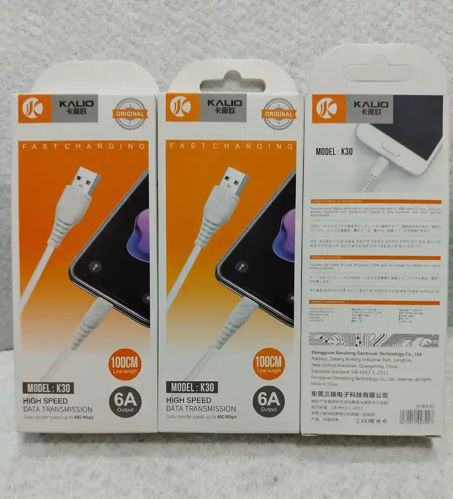 Cable Usb A V8 Kalio