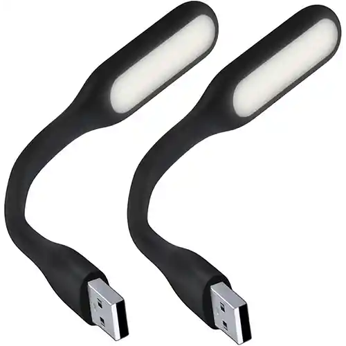 Luz Led Pequeña Portable Y Se Puede Doblar De Diferentes Formas Se Conecta Por Usb