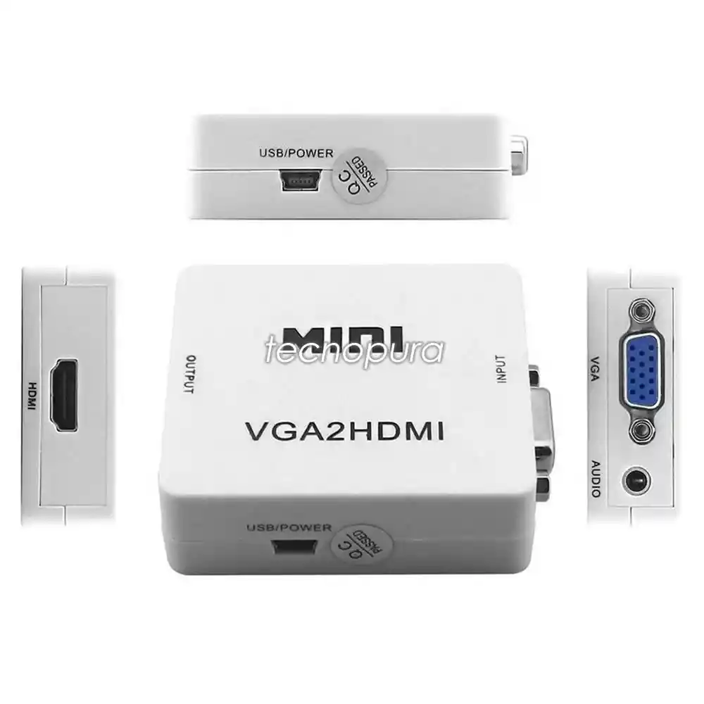 Convertidor Vga2 Hdmi