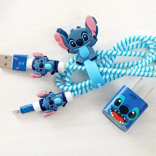 Funda Protectora Para Cables De Audifonos Y Cargad