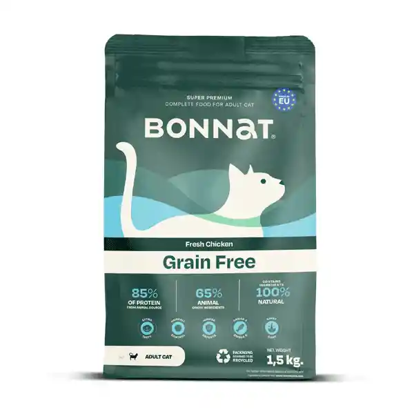 Bonnat Grain Free Feline Adulto X 1,5 Kg