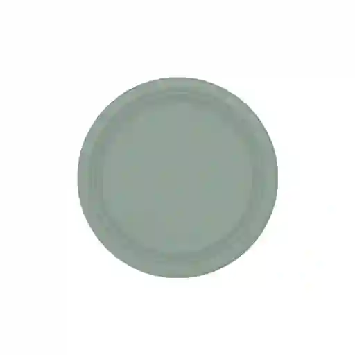 Plato Verde Eucalipto Deluxe Oxo Biodegradable 6" X 10unds