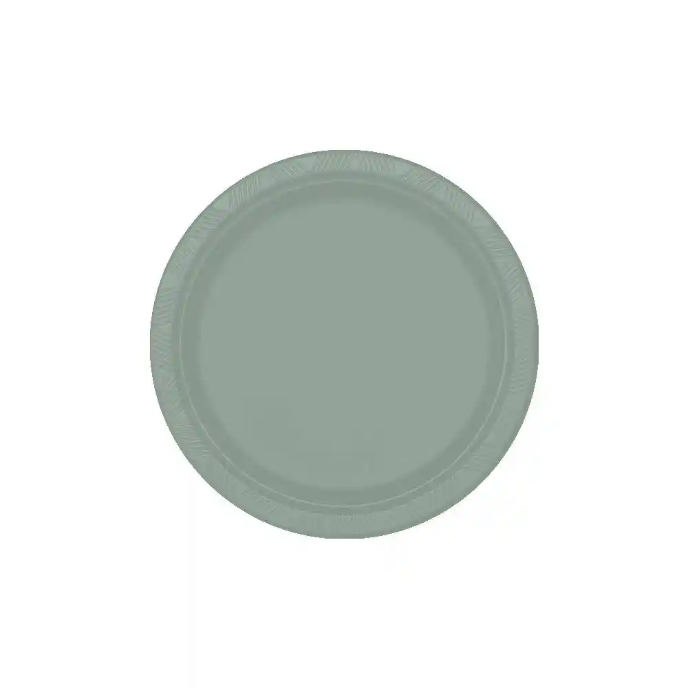 Plato Verde Eucalipto Deluxe Oxo Biodegradable 6" X 10unds