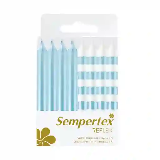 Velas Azul Celeste Para Cumpleaños
