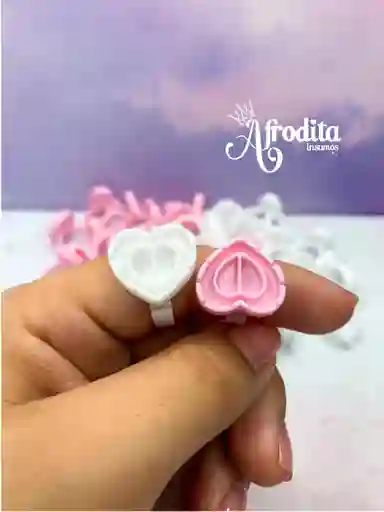 Anillo Volumen En Corazon