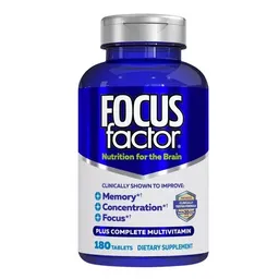 Focus Factor Vitaminas Para El Cerebro 180 Tabletas