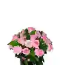 Ramo De Flores - Cilindro De Rosas - Arreglo Floral- Regalo Para Mujer