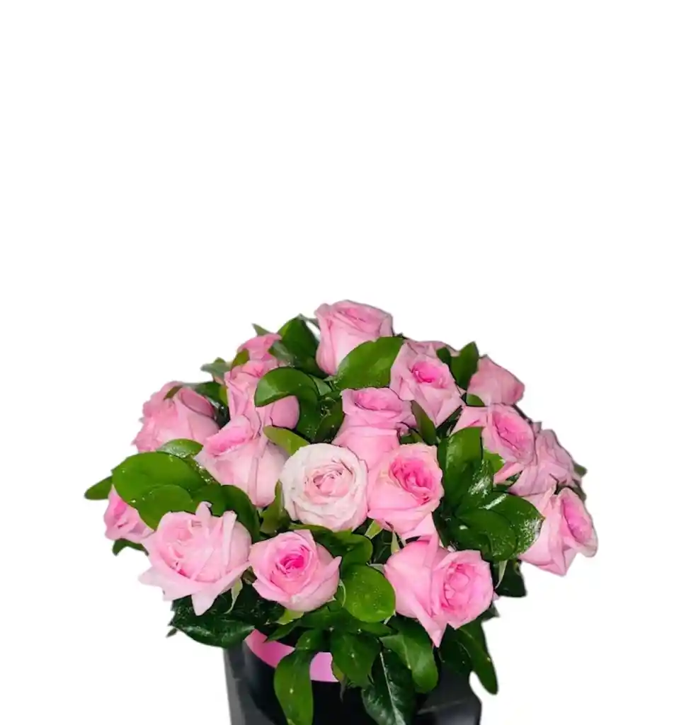 Ramo De Flores - Cilindro De Rosas - Arreglo Floral- Regalo Para Mujer